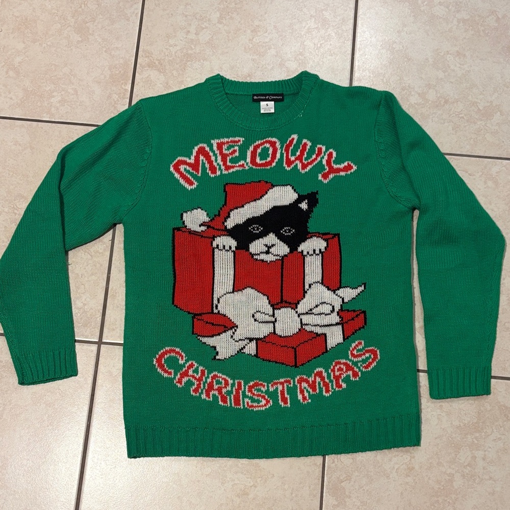 Cat Christmas Sweater